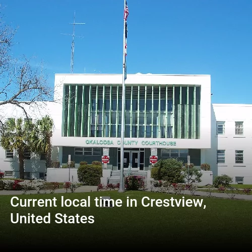 Current local time in Crestview, United States