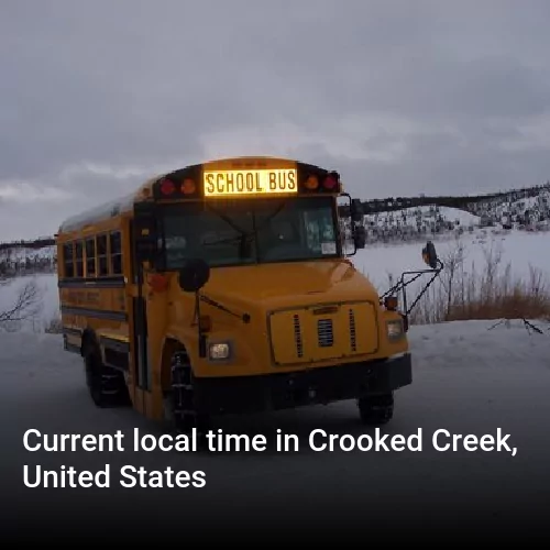 Current local time in Crooked Creek, United States