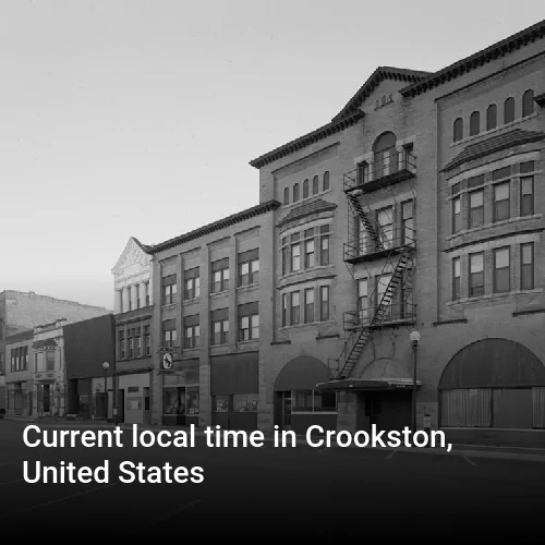 Current local time in Crookston, United States