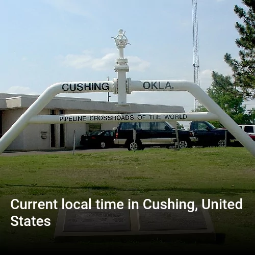Current local time in Cushing, United States