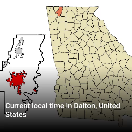 Current local time in Dalton, United States