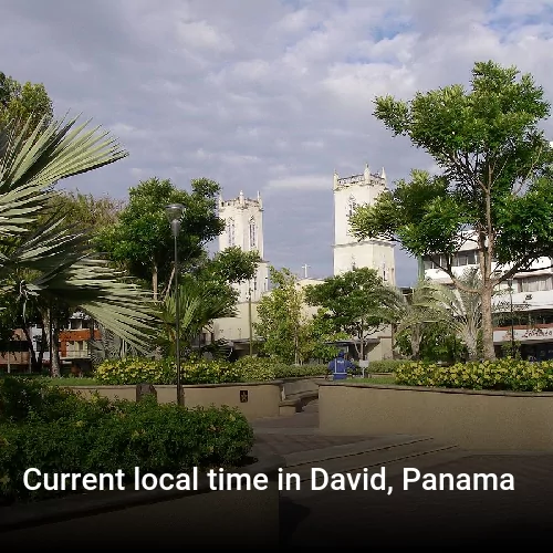 Current local time in David, Panama