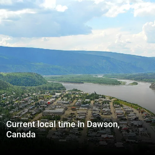 Current local time in Dawson, Canada