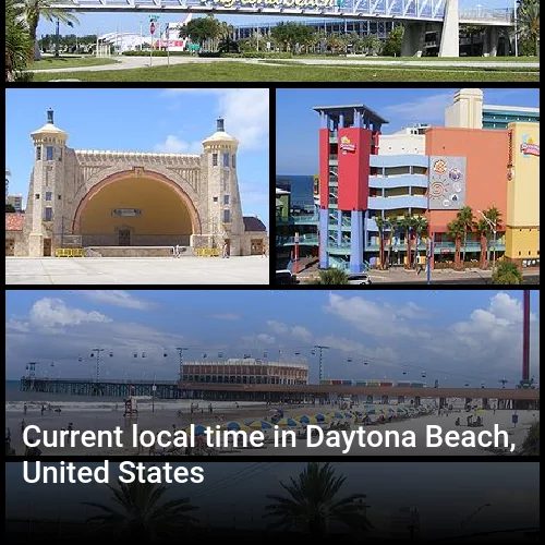 Current local time in Daytona Beach, United States