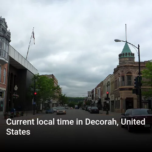 Current local time in Decorah, United States