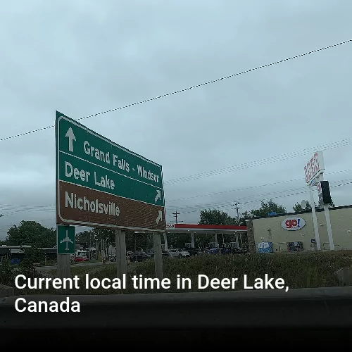 Current local time in Deer Lake, Canada