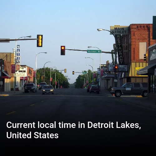 Current local time in Detroit Lakes, United States