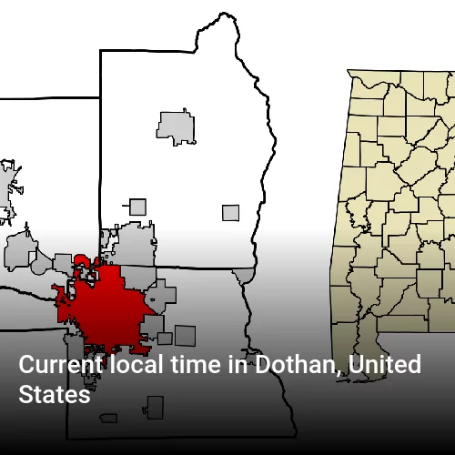 Current local time in Dothan, United States