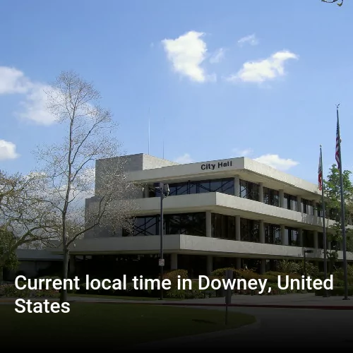 Current local time in Downey, United States