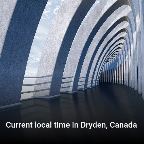 Current local time in Dryden, Canada
