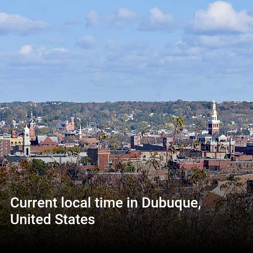 Current local time in Dubuque, United States