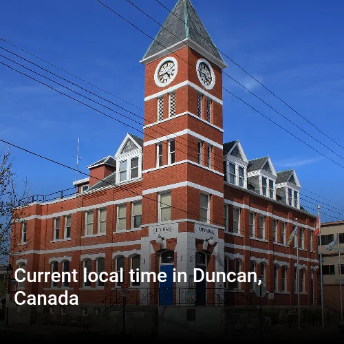 Current local time in Duncan, Canada