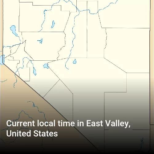 Current local time in East Valley, United States