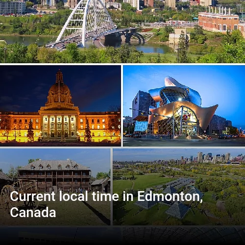 Current local time in Edmonton, Canada