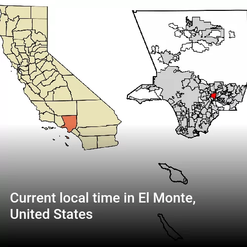 Current local time in El Monte, United States