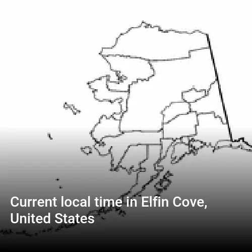 Current local time in Elfin Cove, United States