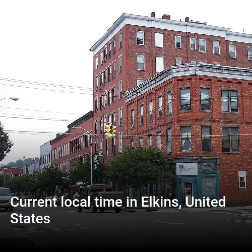 Current local time in Elkins, United States