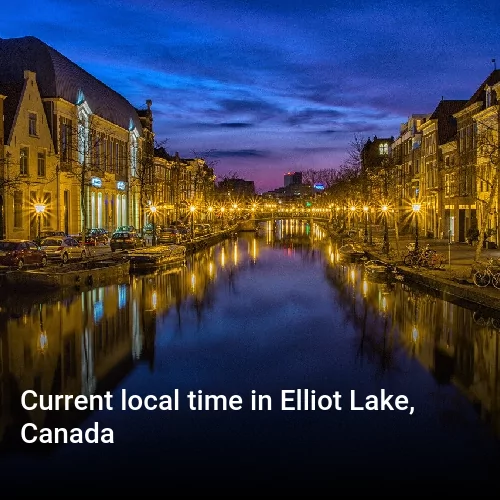 Current local time in Elliot Lake, Canada