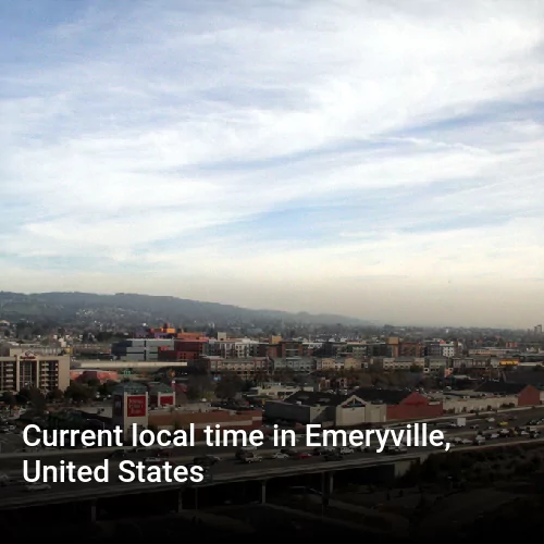 Current local time in Emeryville, United States