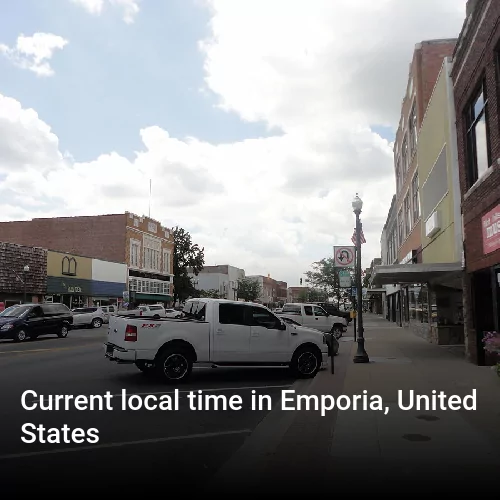 Current local time in Emporia, United States