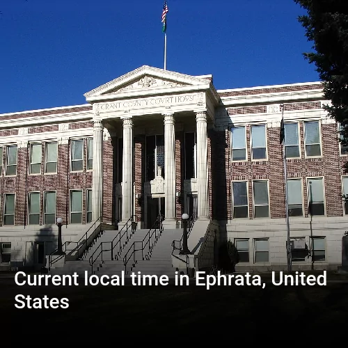 Current local time in Ephrata, United States
