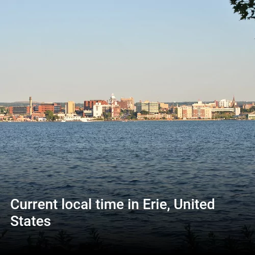 Current local time in Erie, United States