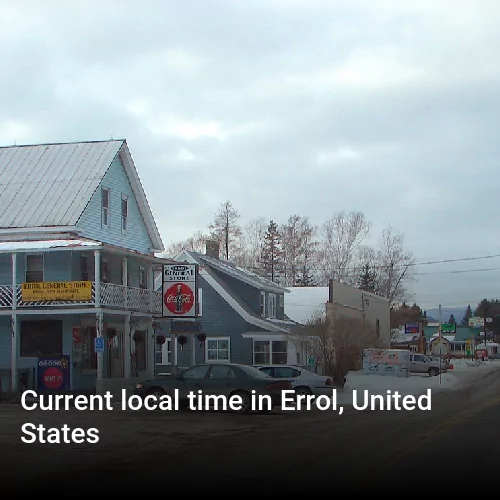 Current local time in Errol, United States