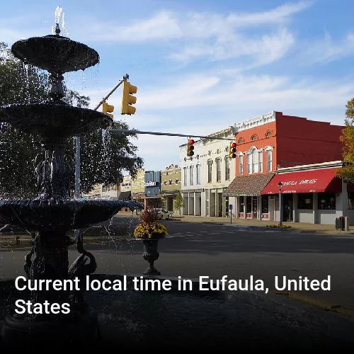 Current local time in Eufaula, United States