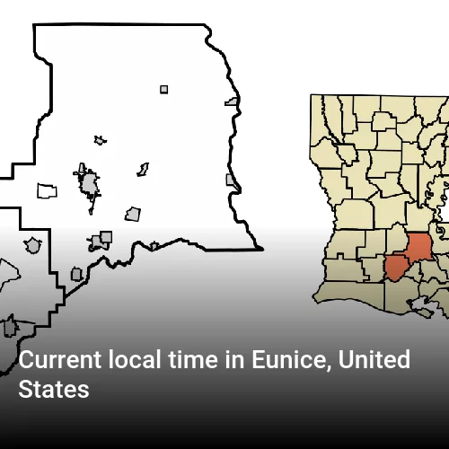 Current local time in Eunice, United States