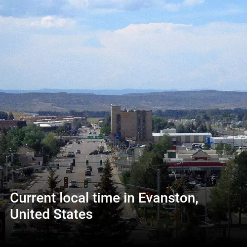 Current local time in Evanston, United States
