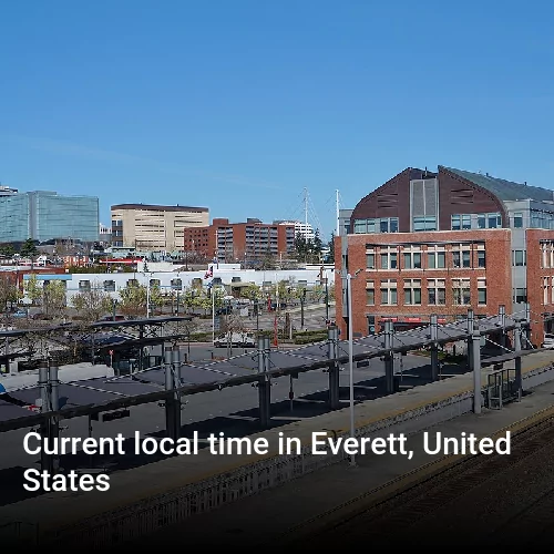 Current local time in Everett, United States