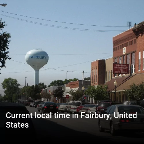 Current local time in Fairbury, United States
