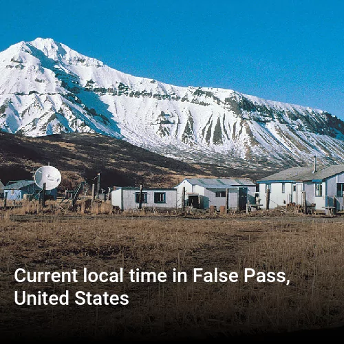 Current local time in False Pass, United States