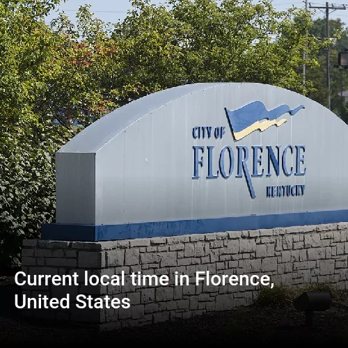 Current local time in Florence, United States