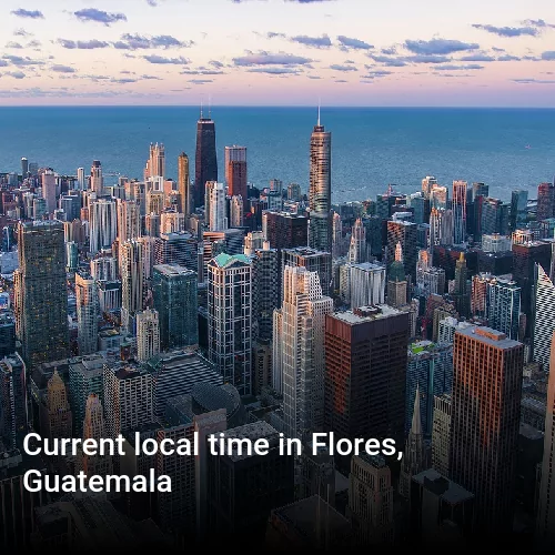 Current local time in Flores, Guatemala