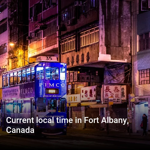 Current local time in Fort Albany, Canada