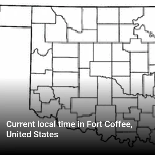 Current local time in Fort Coffee, United States