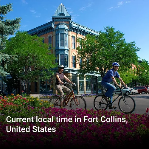 Current local time in Fort Collins, United States