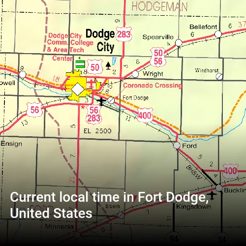 Current local time in Fort Dodge, United States