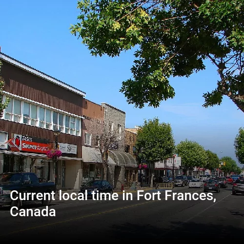 Current local time in Fort Frances, Canada