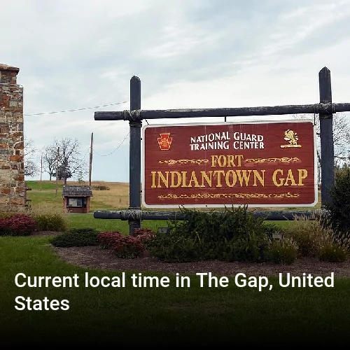 Current local time in The Gap, United States