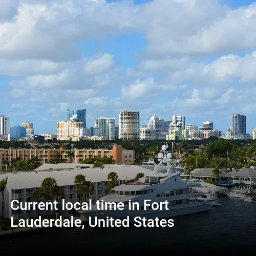 Current local time in Fort Lauderdale, United States