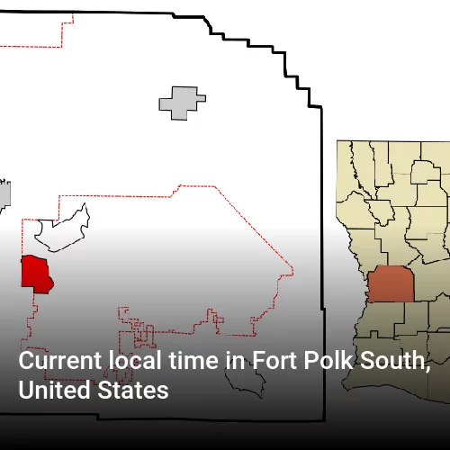 Current local time in Fort Polk South, United States