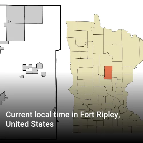 Current local time in Fort Ripley, United States