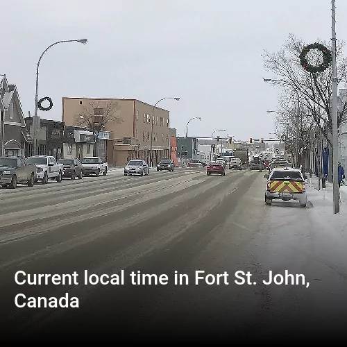 Current local time in Fort St. John, Canada