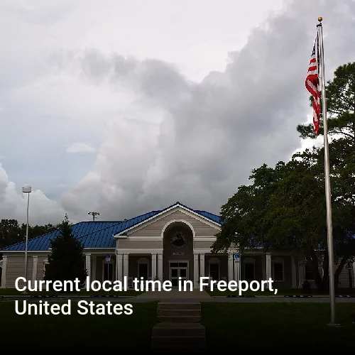 Current local time in Freeport, United States