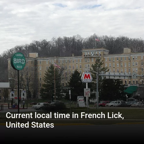 Current local time in French Lick, United States