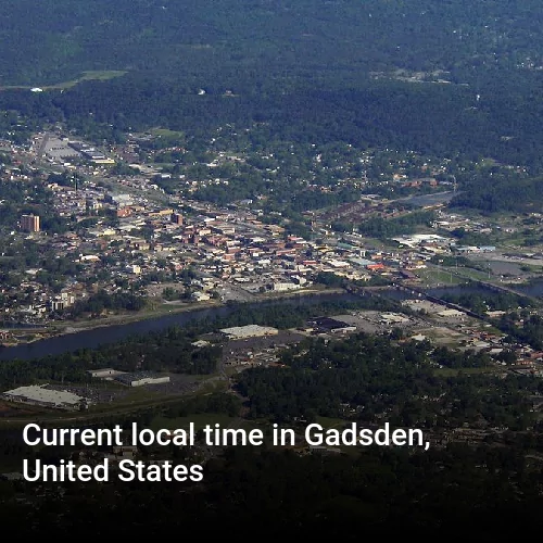 Current local time in Gadsden, United States