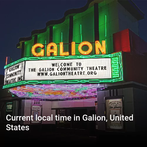 Current local time in Galion, United States
