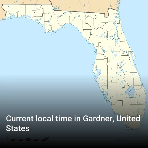 Current local time in Gardner, United States